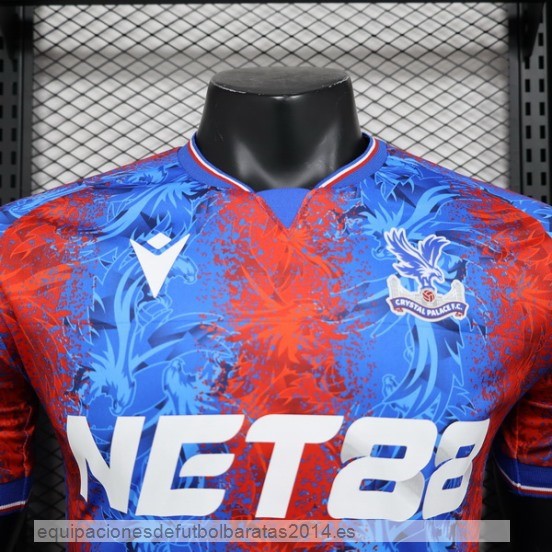 Nuevo 1ª Jugadores Camiseta Crystal Palace 24/25 Azul Rojo Baratas